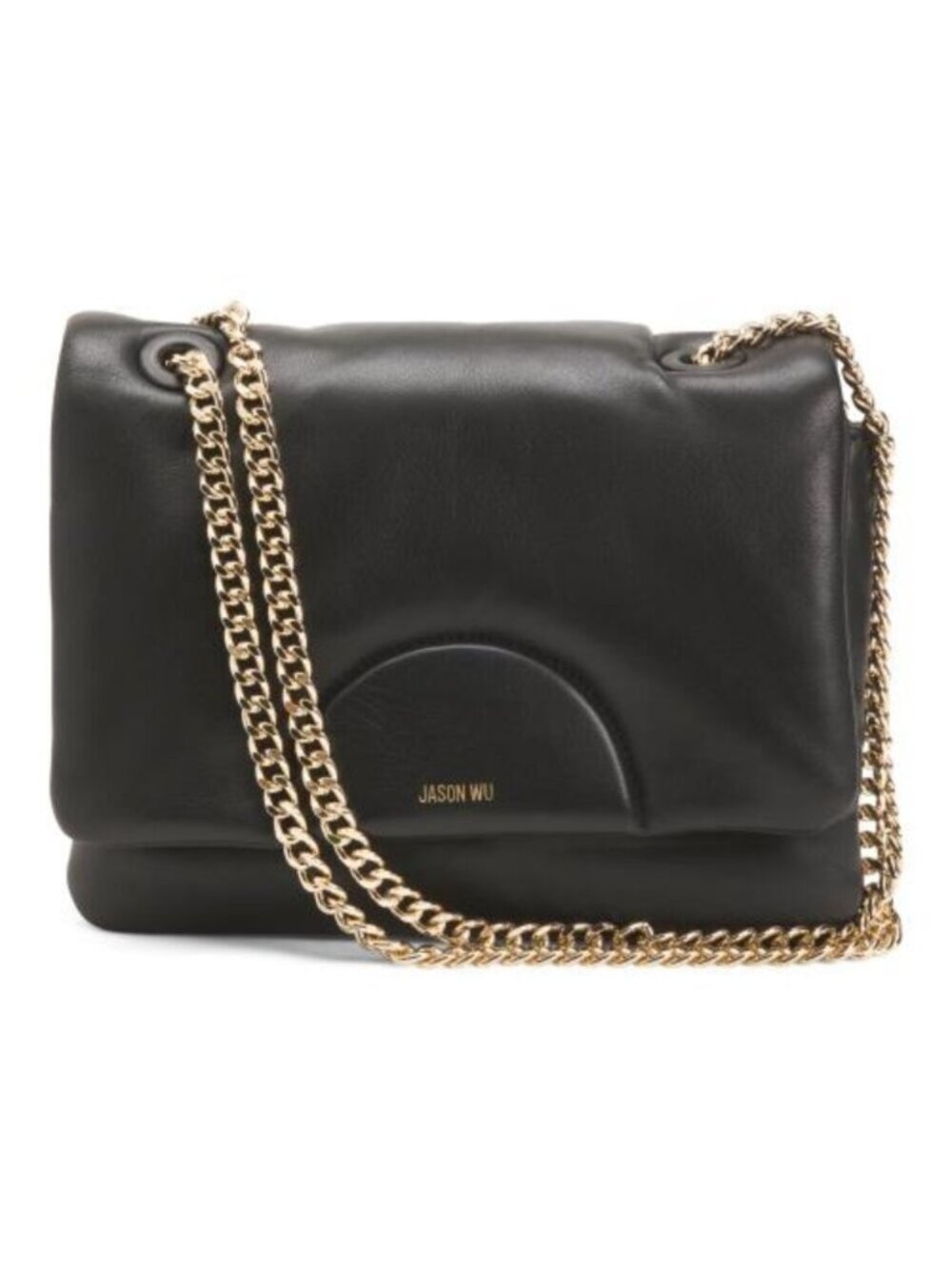 JASON WU Leather Convertible Chain Crossbody Bag
